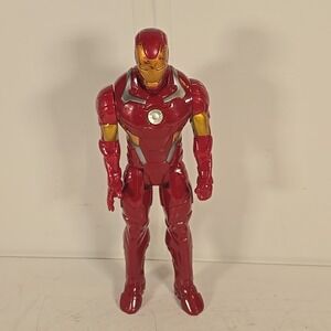 Iron Man Silver 12 Inch Action Figure Marvel Avengers Assemble Titan Hero 2013